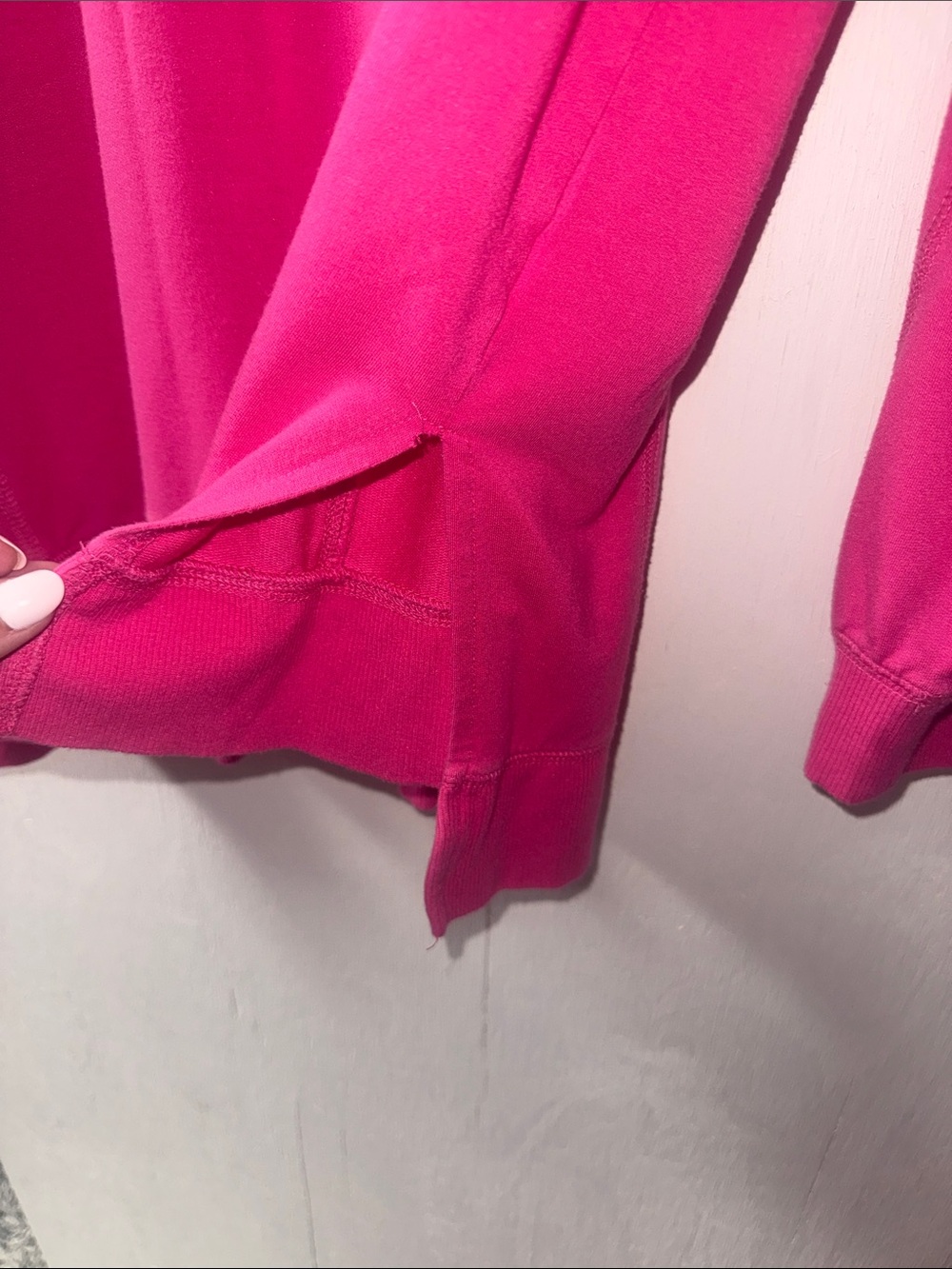 Altar'd State Bright Hot Pink Crewneck Sweatshirt - Picture 3 of 4